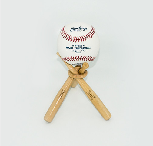 야구공 배트모양 스탠드 받침대(배트스타일),기념용품,판촉물용